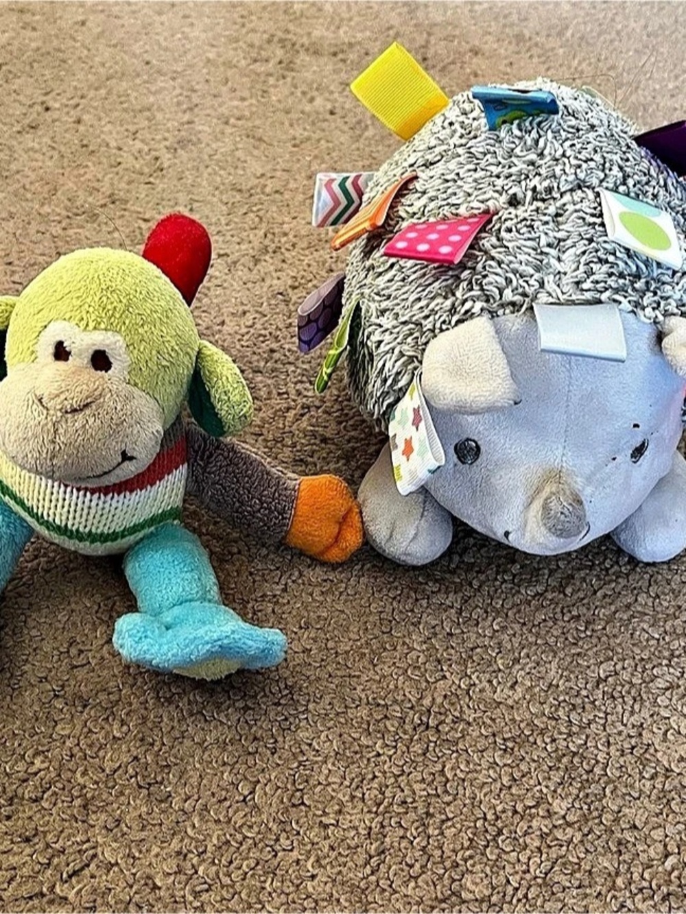 Mary Meyer Taggies Heather Hedgehog Soft Toy Gray